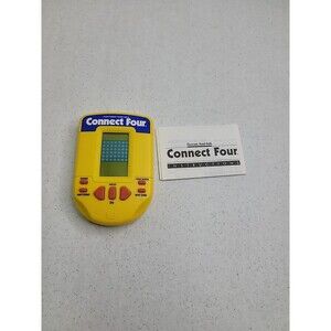 Connect Four 4 Electronic Handheld Game Tested Working.    With Instructions
